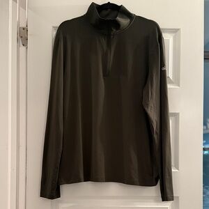 Alo forest green quarter zip